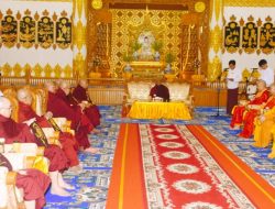 Meeting Between SSMNC Chair Sayadaw and Chinese Lingguangxi Sayadaw Meeting Between SSMNC Chair Sayadaw and Chinese Lingguangxi Sayadaw