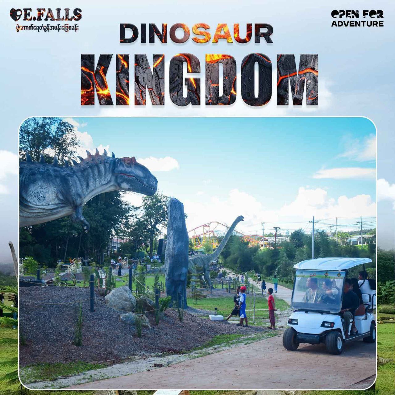 Dinosaur Kingdom at PyinOoLwin’s BE Falls